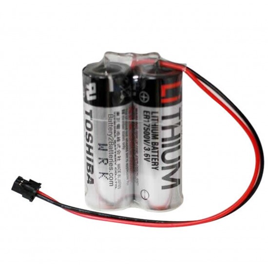 Replacement for Toshiba 2ER17500V/3.6V Battery