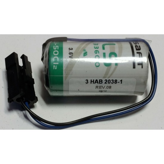 Replacement for ABB 3HAB2038-1 Battery