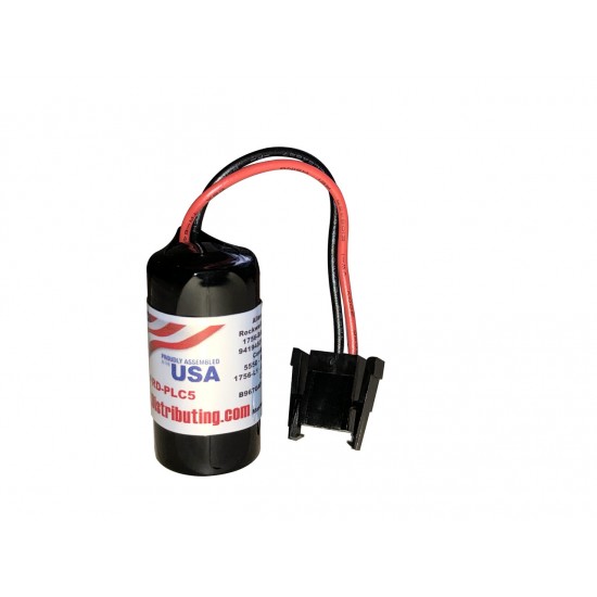 Replacement for Allen Bradley 1756-L1M3 PLC Battery